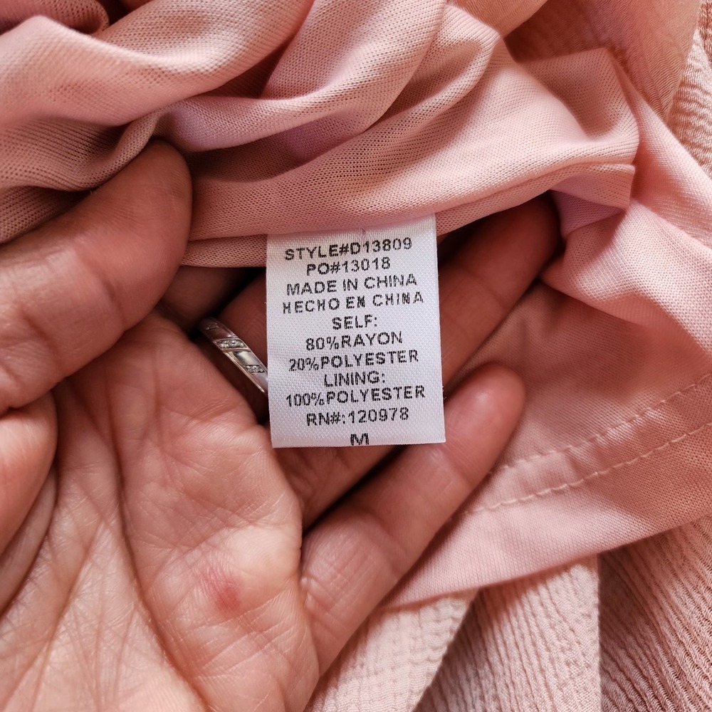 Entro NWT Blush Ruffle Halter Maxi Dress Boho M - Picture 9 of 16